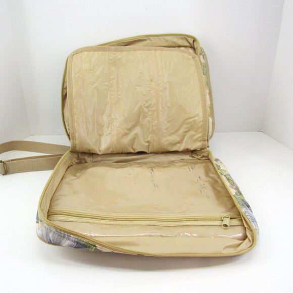 Allary Craft & Sew Blue Flower Print Storage Carryall Case Bag New with Tag - Picture 6 of 11